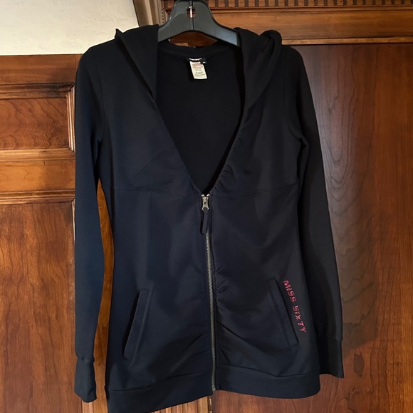 Miss Sixty Collection Black Sweatshirt Hoodie, Size S - Picture 10 of 16